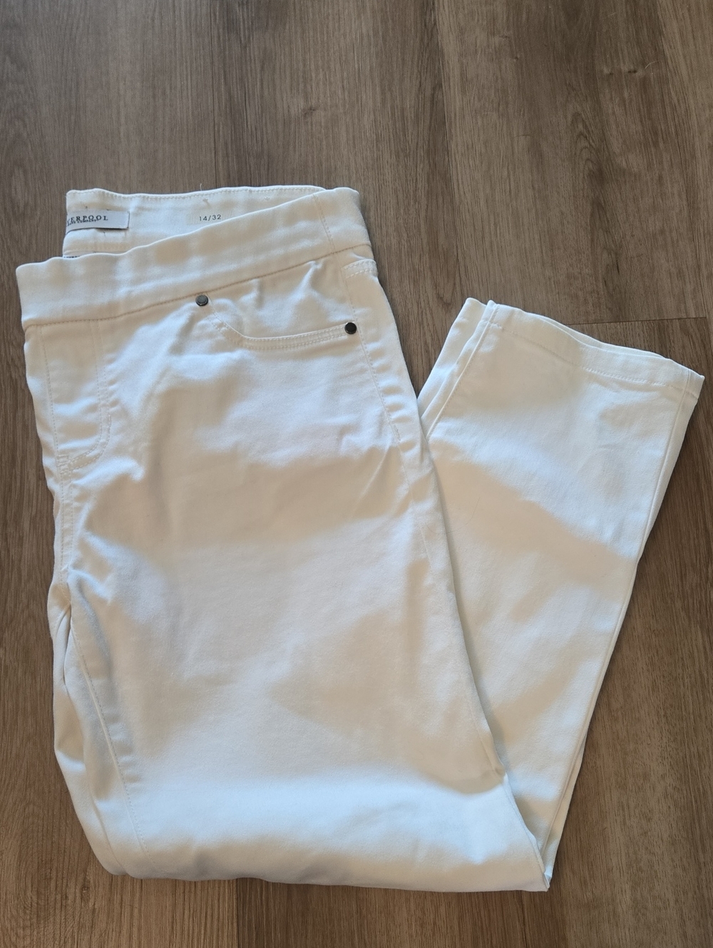 Liverpool Men's White Chino Pants